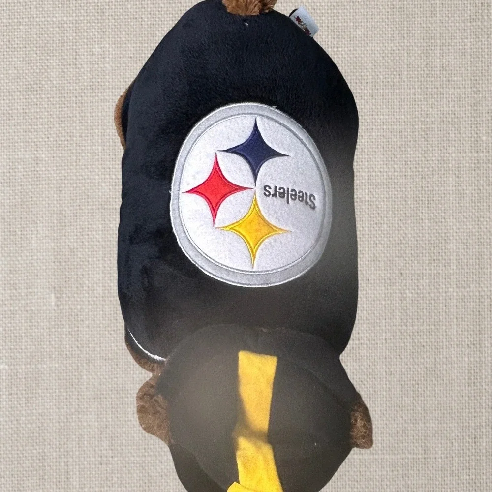 Pillow Pets NFL Pittsburgh Steelers Bear Plush Medium 18